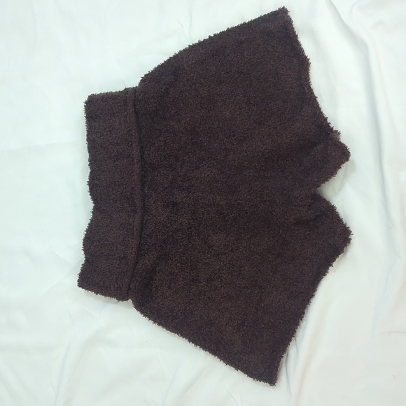Urban Outfitters Fuzzy Knit Shorts, Color Brown Size SP - Picture 2 of 13
